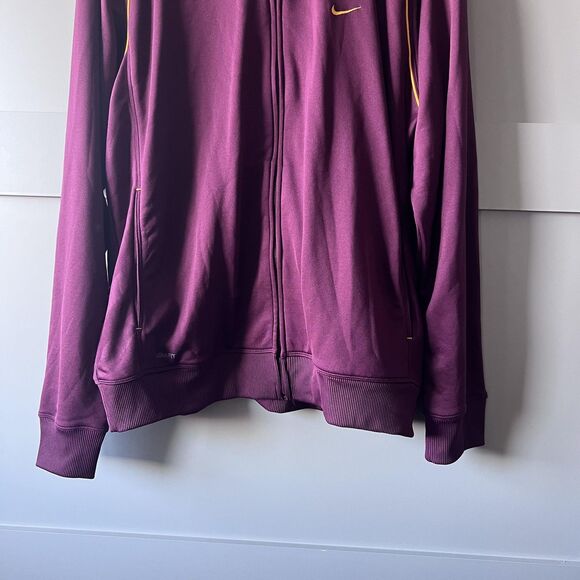 Arizona State Sun Devils Jacket Mens XL Maroon NCAA College Nike Full Zip Track - Picture 4 of 15